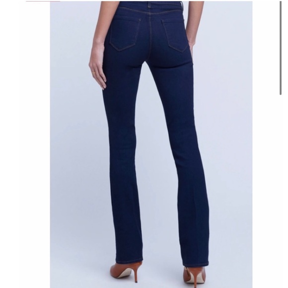 L’AGENCE Oriana High Rise Midnight Dark Wash Jeans Size 30 - Picture 2 of 11